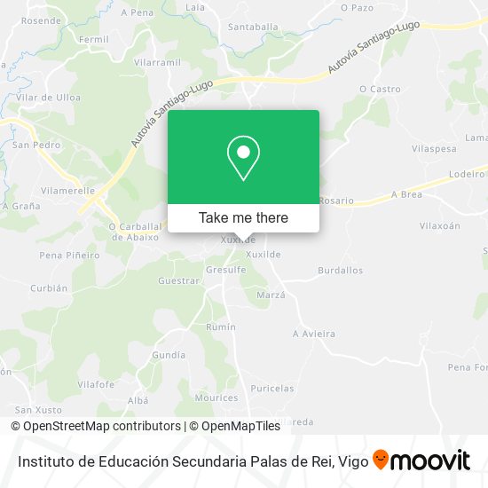 Instituto de Educación Secundaria Palas de Rei map