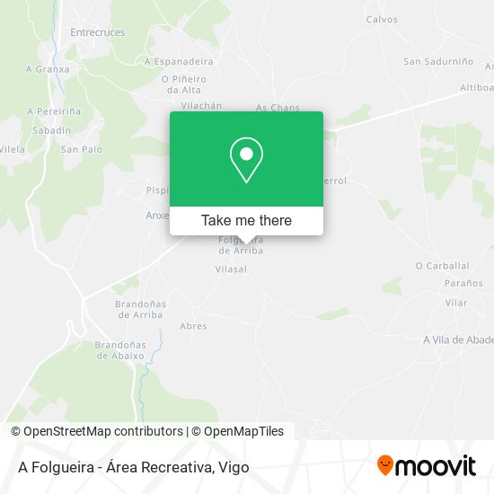 A Folgueira - Área Recreativa map