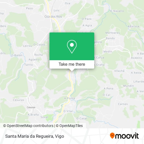 Santa María da Regueira map