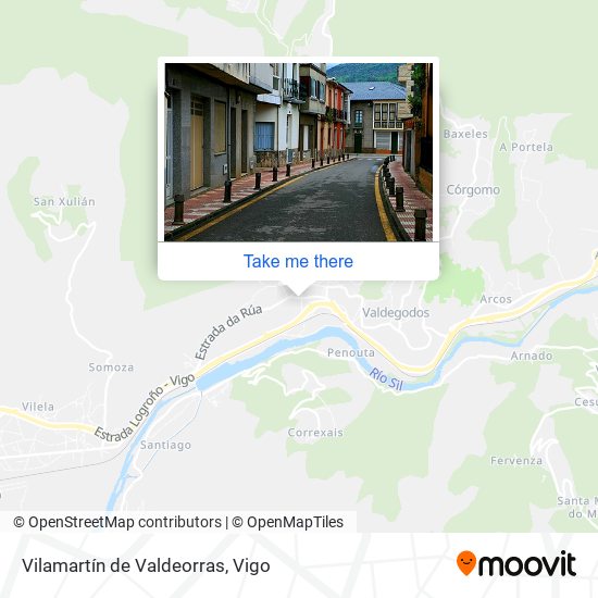 Vilamartín de Valdeorras map