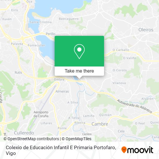 Colexio de Educación Infantil E Primaria Portofaro map