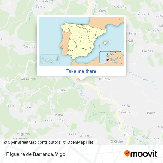 mapa Filgueira de Barranca