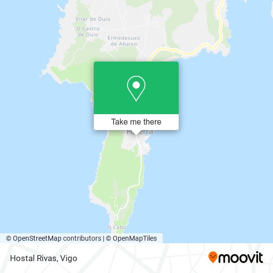 Hostal Rivas map