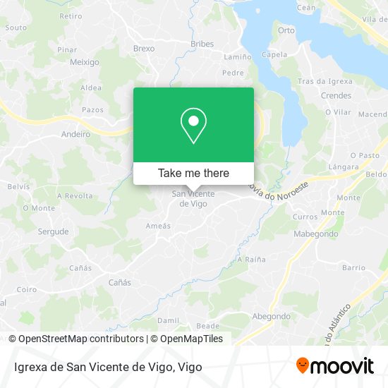 Igrexa de San Vicente de Vigo map