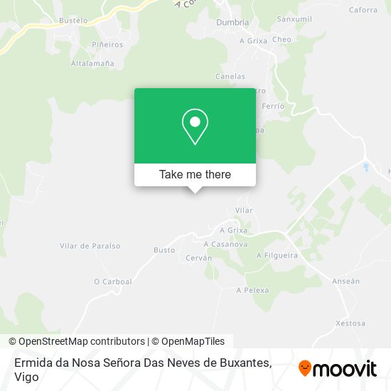 Ermida da Nosa Señora Das Neves de Buxantes map