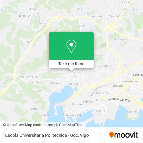 Escola Universitaria Politécnica - Udc map