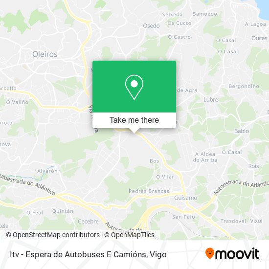 Itv - Espera de Autobuses E Camións map