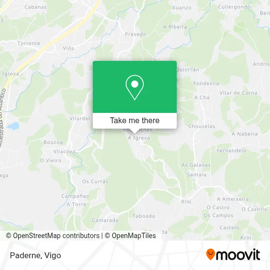 Paderne map