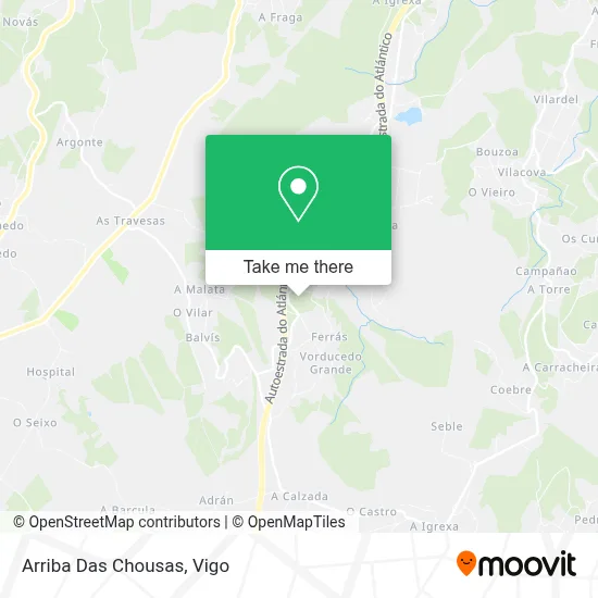 Arriba Das Chousas map