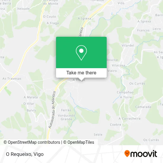 O Requeixo map