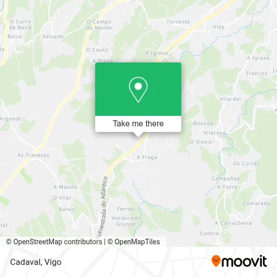Cadaval map