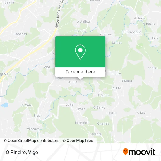 O Piñeiro map
