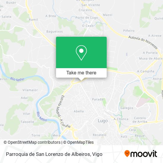 Parroquia de San Lorenzo de Albeiros map