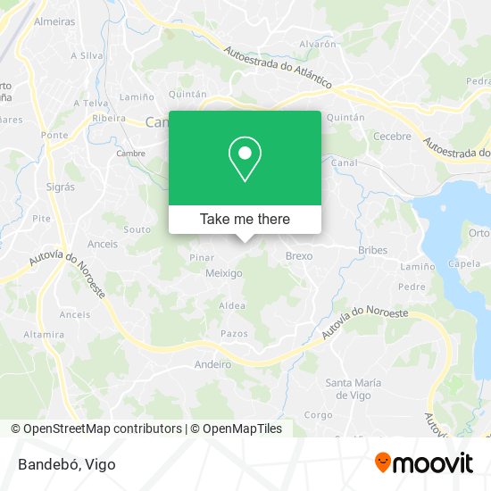 Bandebó map