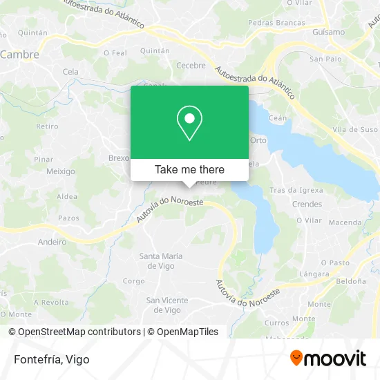 Fontefría map