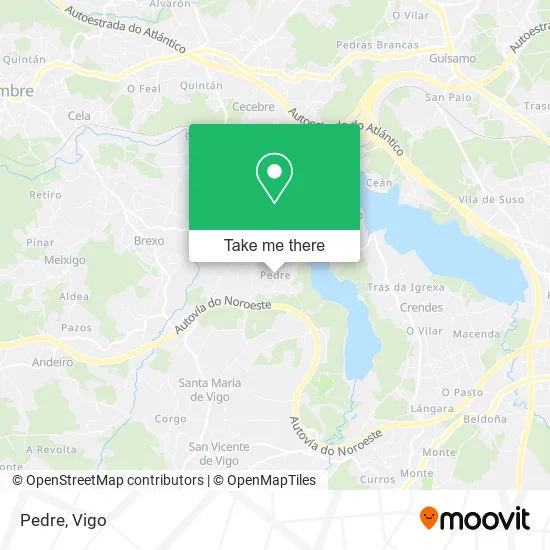 Pedre map