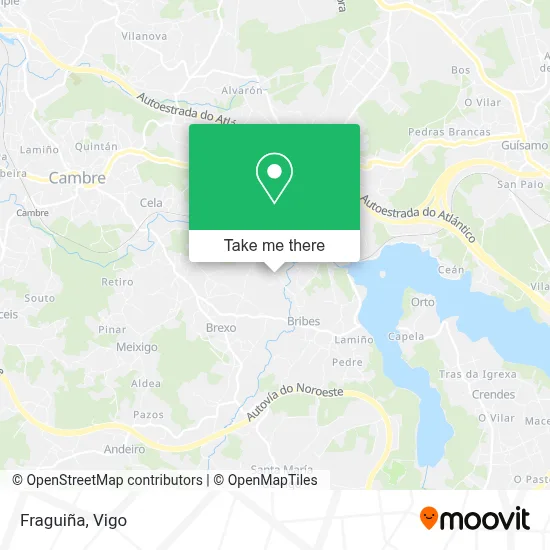 Fraguiña map