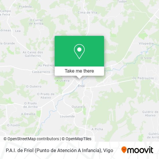 P.A.I. de Friol (Punto de Atención A Infancia) map