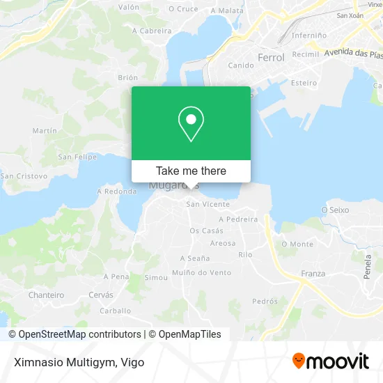 Ximnasio Multigym map