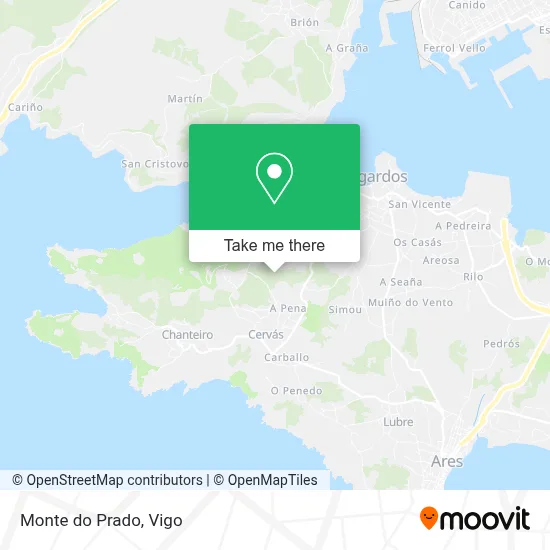 Monte do Prado map