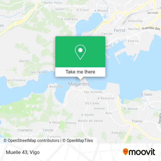 Muelle 43 map