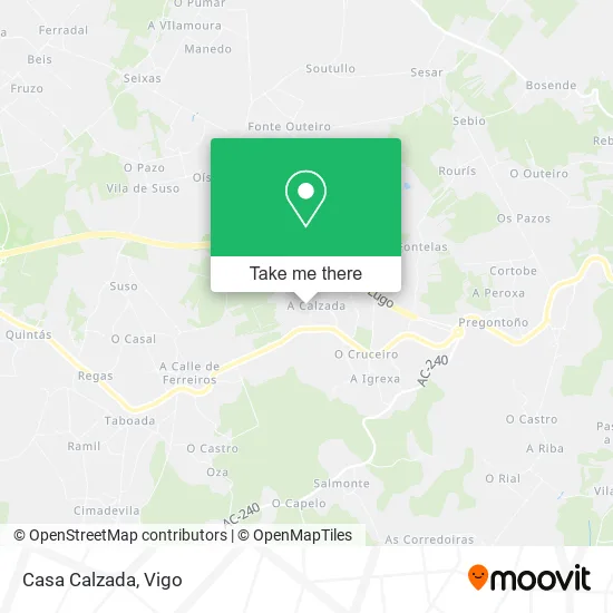 Casa Calzada map