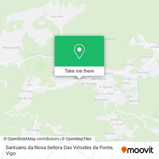 Santuario da Nosa Señora Das Virtudes da Ponte map