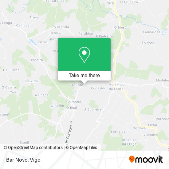 Bar Novo map