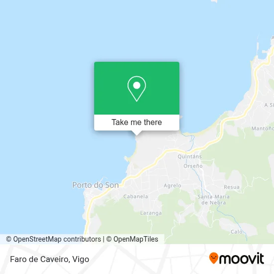Faro de Caveiro map