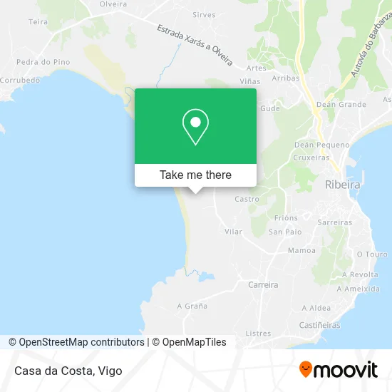 Casa da Costa map