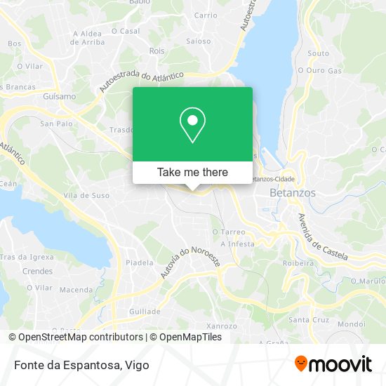 Fonte da Espantosa map