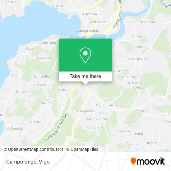 mapa Campolongo