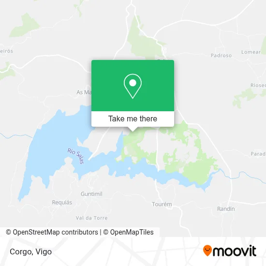 Corgo map