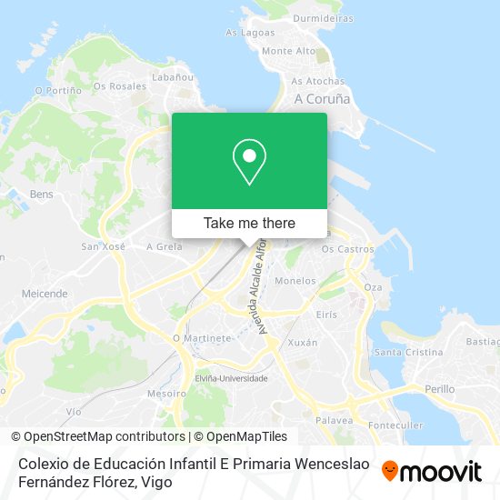Colexio de Educación Infantil E Primaria Wenceslao Fernández Flórez map