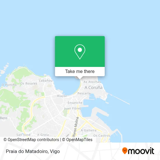 Praia do Matadoiro map