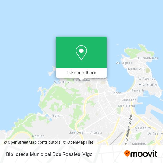Biblioteca Municipal Dos Rosales map