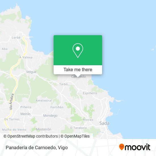 Panadería de Carnoedo map