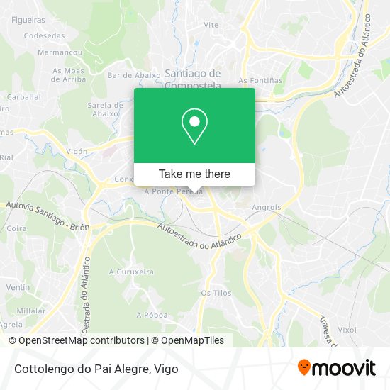 mapa Cottolengo do Pai Alegre