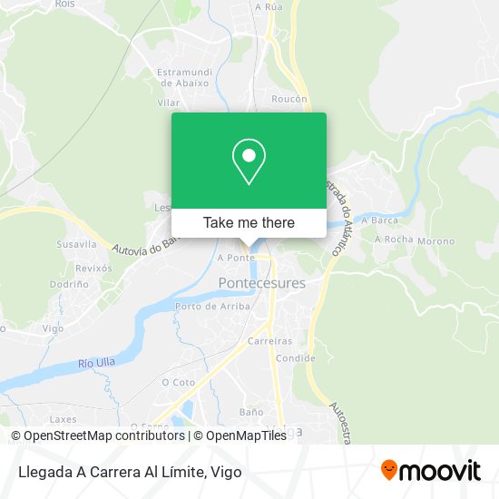 Llegada A Carrera Al Límite map