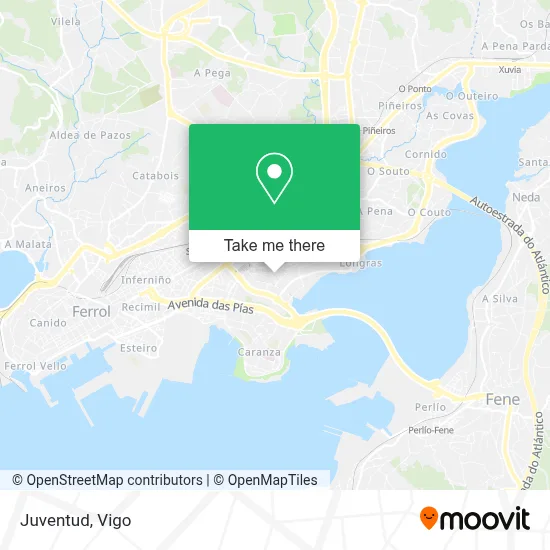 Juventud map