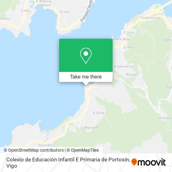 Colexio de Educación Infantil E Primaria de Portosín map