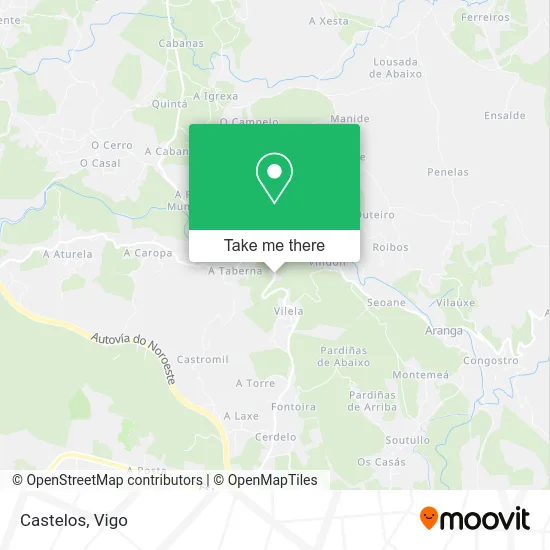 Castelos map