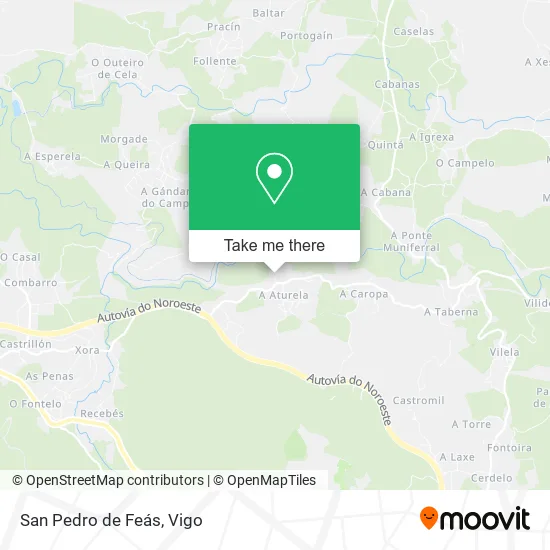 San Pedro de Feás map