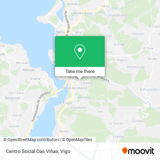 Centro Social Das Viñas map