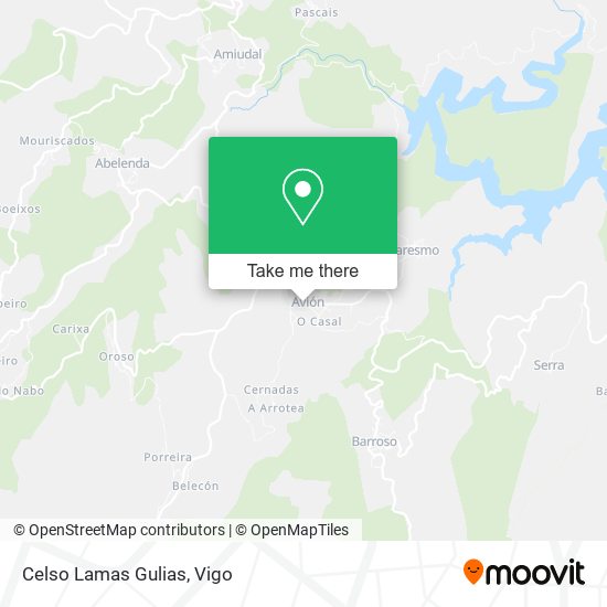 Celso Lamas Gulias map