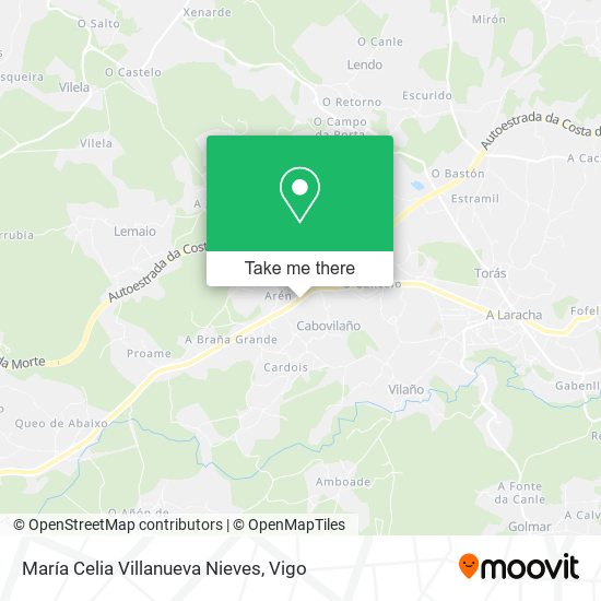 María Celia Villanueva Nieves map