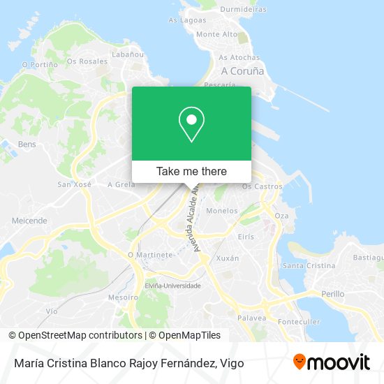 María Cristina Blanco Rajoy Fernández map