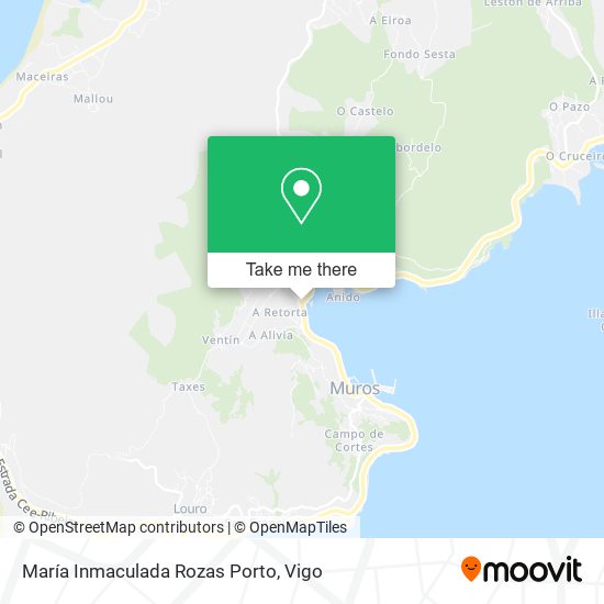 María Inmaculada Rozas Porto map