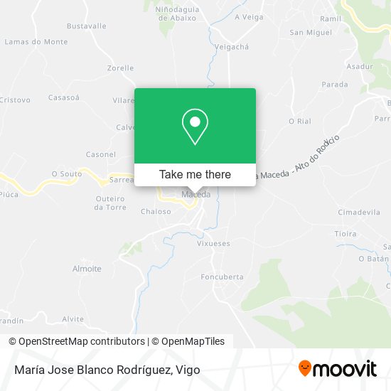 María Jose Blanco Rodríguez map