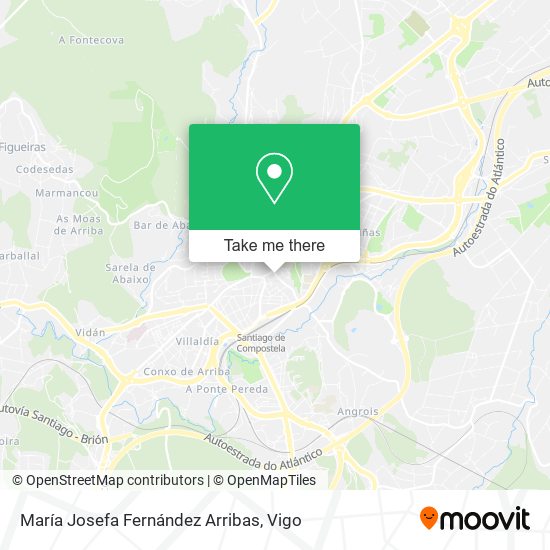 María Josefa Fernández Arribas map